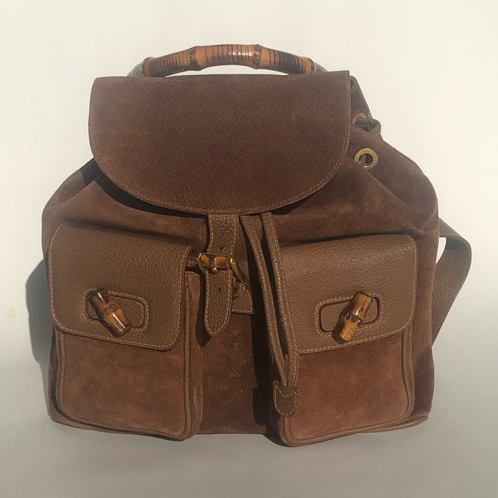 Gucci Vintage Bamboo Backpack - excellent - Picture 2 of 7